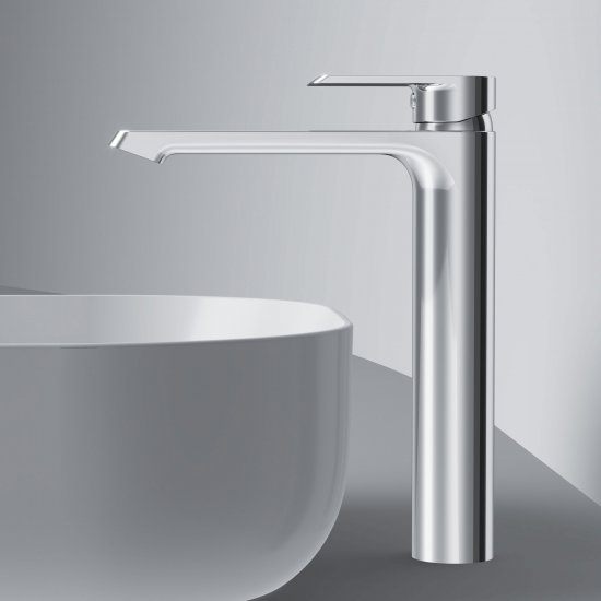 Смеситель для раковины AM.PM Flash F9H92000, однорычажный на столешницу цвет хром