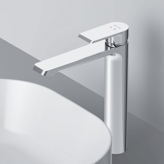 Смеситель для раковины AM.PM Flash F9H92000, однорычажный на столешницу цвет хром