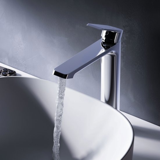 Смеситель для раковины AM.PM Flash F9H92000, однорычажный на столешницу цвет хром