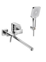 Смеситель для ванны Osgard Endi 17223 однорычажный универсальный с лейкой и шлангом цвет хром