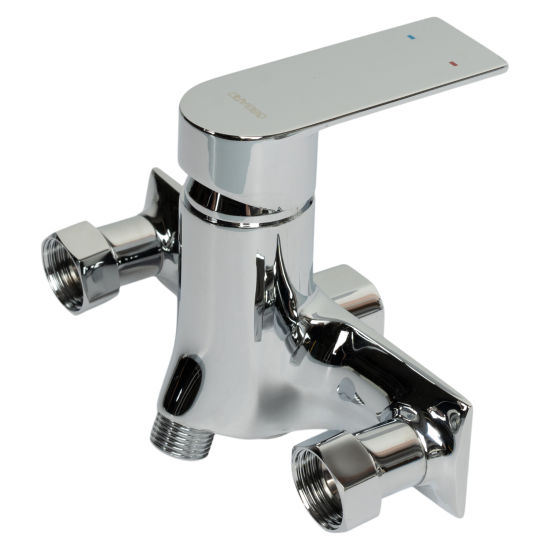 Смеситель для ванны Osgard Endi 17223 однорычажный универсальный с лейкой и шлангом цвет хром