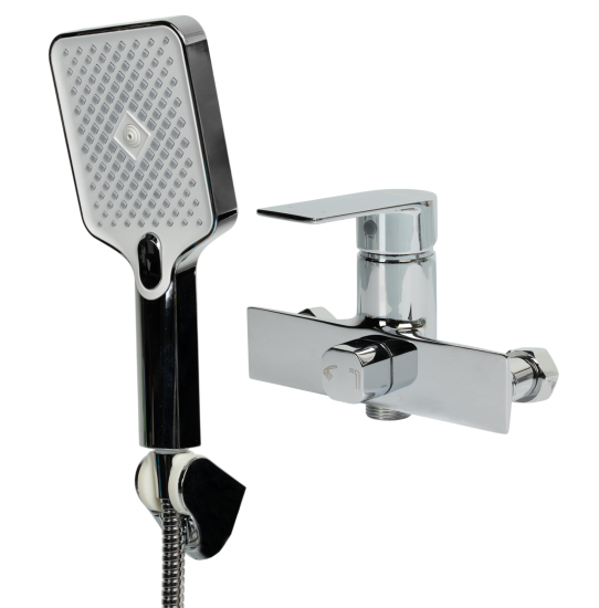 Смеситель для ванны Osgard Endi 17223 однорычажный универсальный с лейкой и шлангом цвет хром