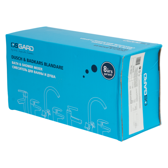 Смеситель для ванны Osgard Endi 17223 однорычажный универсальный с лейкой и шлангом цвет хром