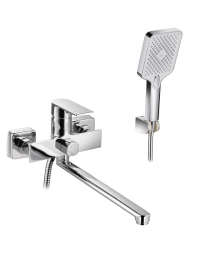 Смеситель для ванны Osgard Endi 17223 однорычажный универсальный с лейкой и шлангом цвет хром