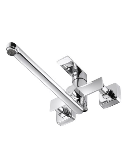 Смеситель для ванны Osgard Endi 17223 однорычажный универсальный с лейкой и шлангом цвет хром