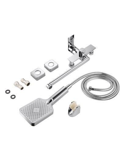 Смеситель для ванны Osgard Endi 17223 однорычажный универсальный с лейкой и шлангом цвет хром