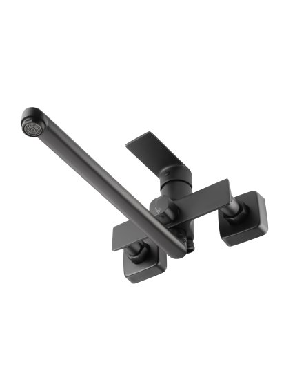 Смеситель для ванны Osgard Endi однорычажный универсальный с лейкой и шлангом цвет черный матовый