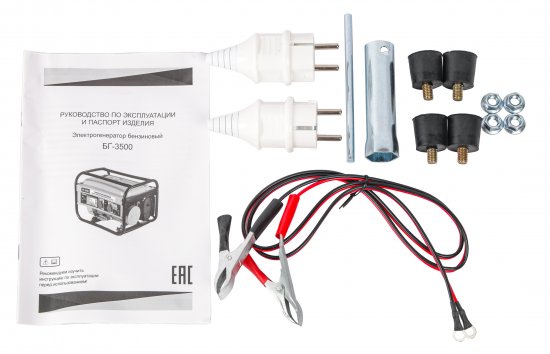 Генератор бензиновый БГ-3500, 3.1 кВт