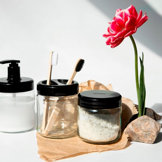 Емкость для хранения Berossi Dakota АС 91505000 350 мл с крышкой цвет прозрачный/черный