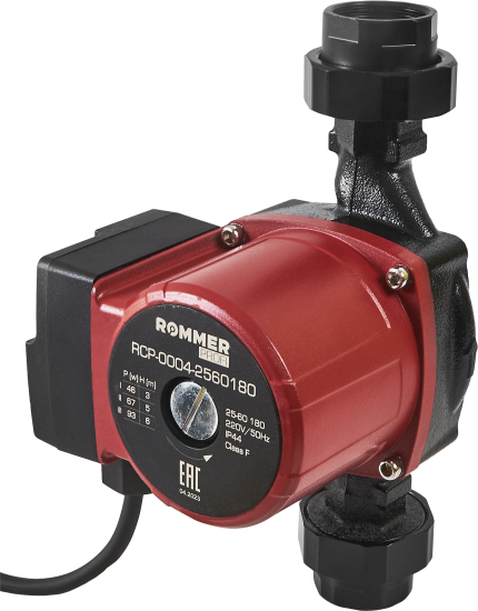 Циркуляционный насос Rommer Profi 25/6 180 мм с гайками 1 1/2