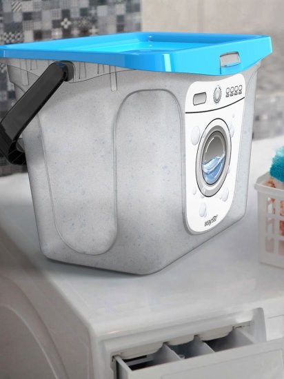 Контейнер для стирального порошка Berossi Dakota АС 35601003 6 л цвет белый