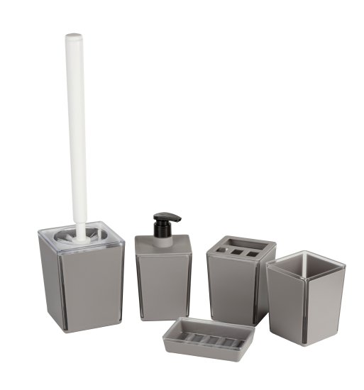 Дозатор для жидкого мыла Berossi Spacy АС 67165000 пластик цвет дымчато-серый