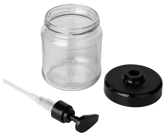 Дозатор для жидкого мыла Berossi Dakota АС 87505000 стекло цвет черный