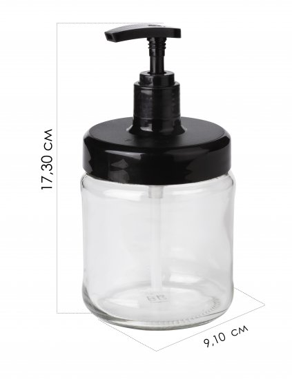 Дозатор для жидкого мыла Berossi Dakota АС 87505000 стекло цвет черный