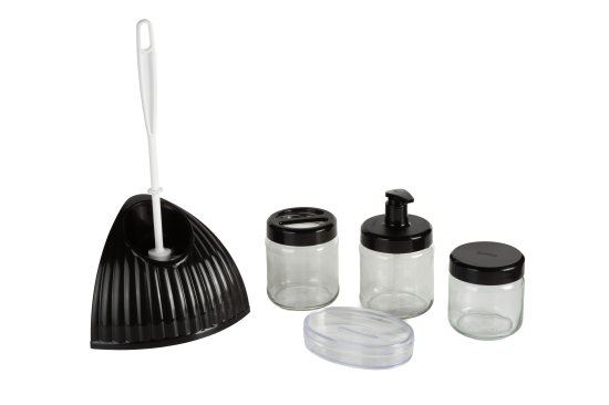 Дозатор для жидкого мыла Berossi Dakota АС 87505000 стекло цвет черный