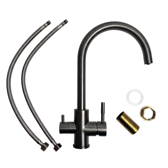 Смеситель для кухни Esko Pure Water PW519GG общая высота 43 см цвет графит