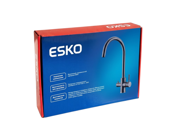 Смеситель для кухни Esko Pure Water PW519GG общая высота 43 см цвет графит