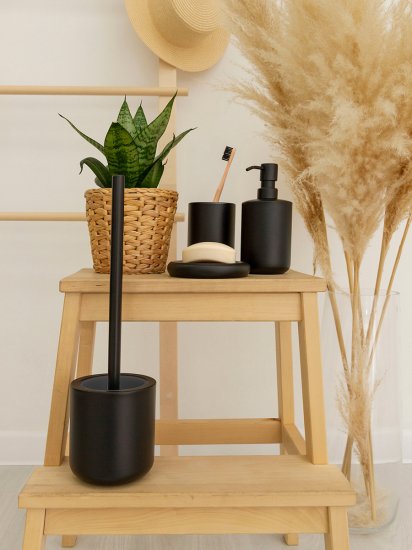 Ершик для унитаза Zenfort Ария цвет черный