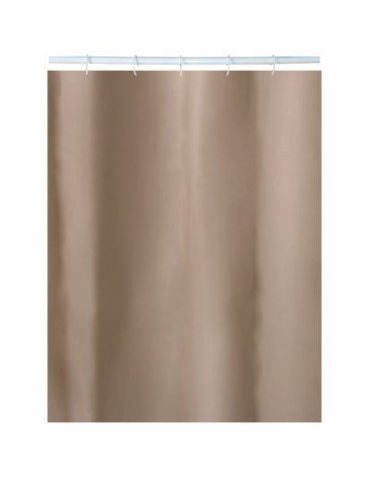 Штора для ванной Delphinium Эва 180x200 см PEVA цвет бежевый