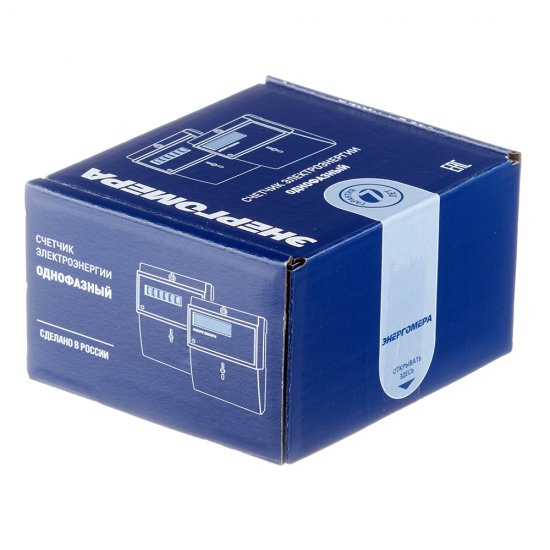 Счетчик электроэнергии Энергомера 101 однофазный однотарифный механический 5(60) А на DIN-рейку/монтажную плату