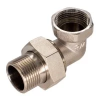 Американка угловая CTM 1 1/4 ВР(г) х 1 1/4 НР(ш) латунная (CRAE0114)