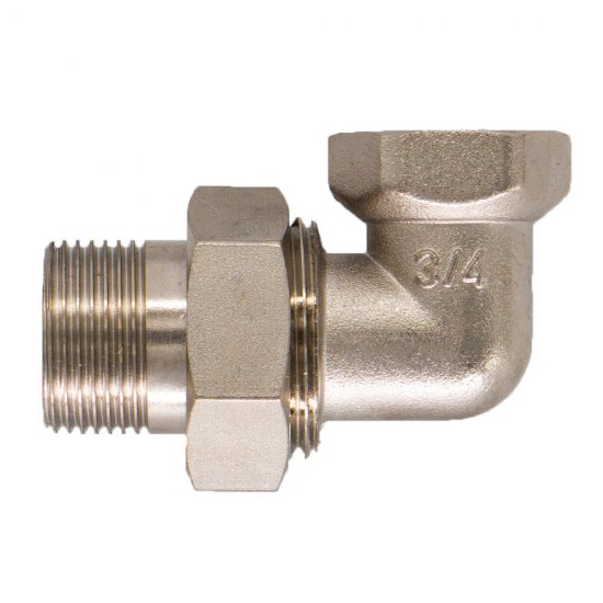 Американка угловая CTM 1 ВР(г) х 1 НР(ш) латунная (CRAE0001)