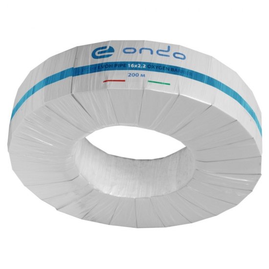 Труба PE-Xa Ondo 16х2,2 мм из сшитого полиэтилена (200 м) серая (OPXA16222-200)