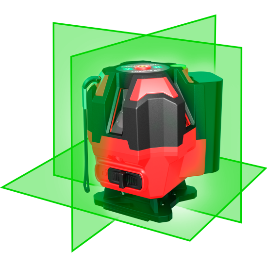 Уровень лазерный Condtrol Multiline 3D зеленый луч штатив в комплекте, 50 м