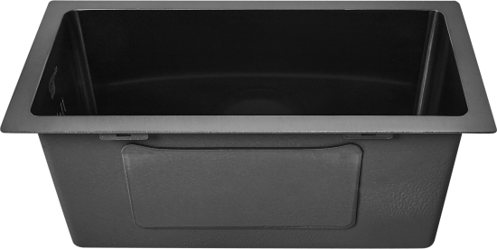 Мойка для кухни врезная М11B Delinia 20x40 см глубина чаши 17 см нержавеющая сталь цвет черный