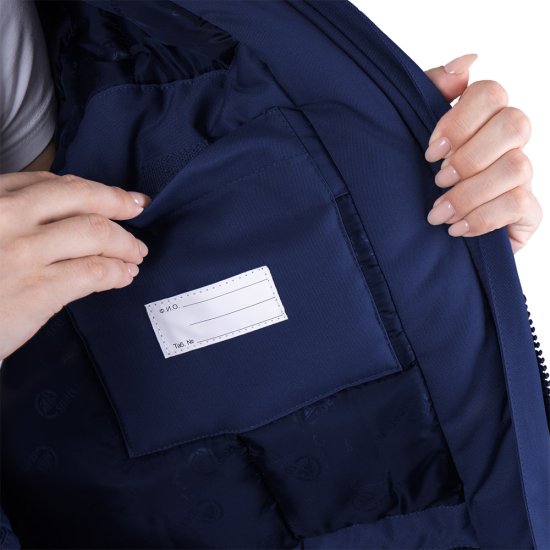 Костюм рабочий женский утепленный ГК Спецобъединение КМ-10 52-54 рост 158-164 см темно-синий/васильковый