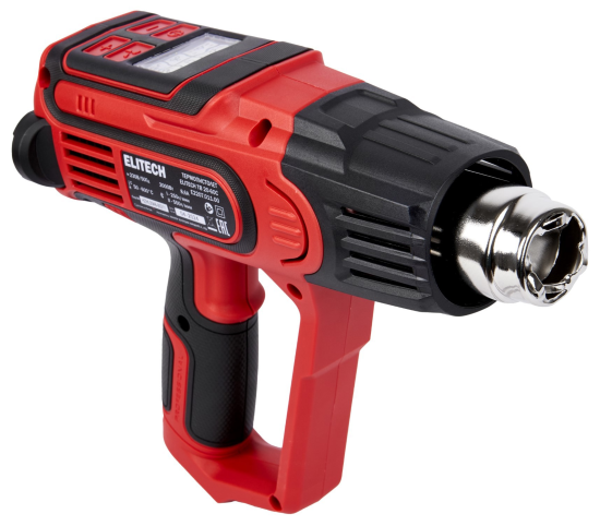 Фен технический сетевой Elitech ТВ 20-60С, 2000 Вт