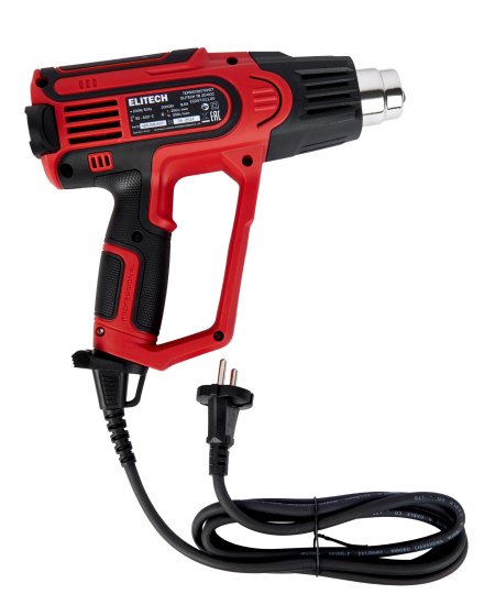 Фен технический сетевой Elitech ТВ 20-60С, 2000 Вт