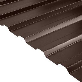 Профнастил С21 0.45 мм 1050x2000 мм RAL 8017 коричневый