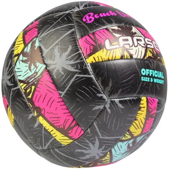 Воллейбольный мяч Larsen beach volleyball black/pink
