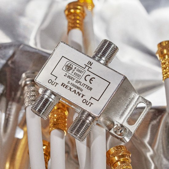 ТВ делитель Rexant 2 F-выхода (05-6001-01)