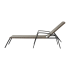 Шезлонг складной Zena Fix 197.5x65x77см сталь/ полиротанг цвет коричневый