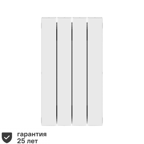 Радиатор секционный Rifar Supremo S50004RAL1015 500/90 4 секции боковое подключение биметалл бежевый