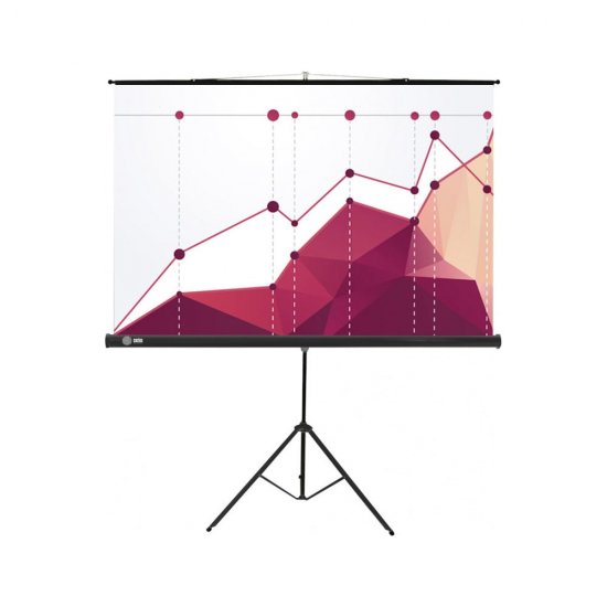 Напольный рулонный экран Cactus Triscreen CS-PST-180x180