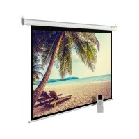 Настенно-потолочный рулонный моторизированный экран Cactus MotoExpert CS-PSME-360x360-WT
