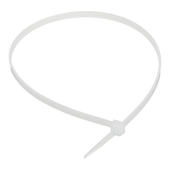 Стяжка кабельная КМ 300х3,6 мм нейлоновая белая (100 шт.) (ЦБ-00020781)