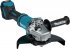 УШМ аккумуляторная бесщеточная Makita GA038GZ XGT, 40 В Lion без АКБ и ЗУ, 230 мм
