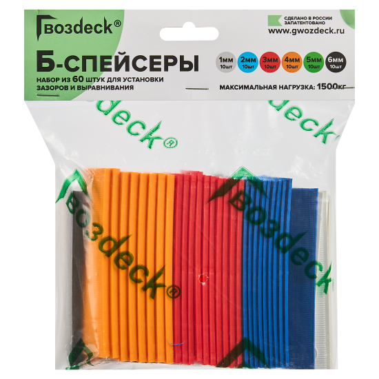 Набор B-спейсеров Гвозdeck №60 60 шт