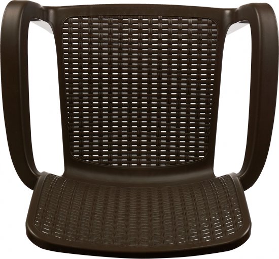 Стул Ingreen Rattan 50.6x58x83.3 см пластик коричневый