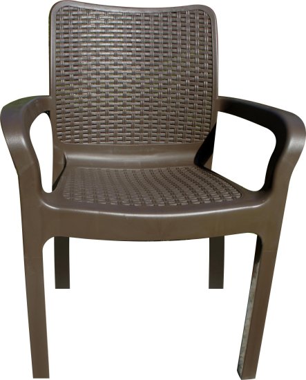 Стул Ingreen Rattan 50.6x58x83.3 см пластик коричневый