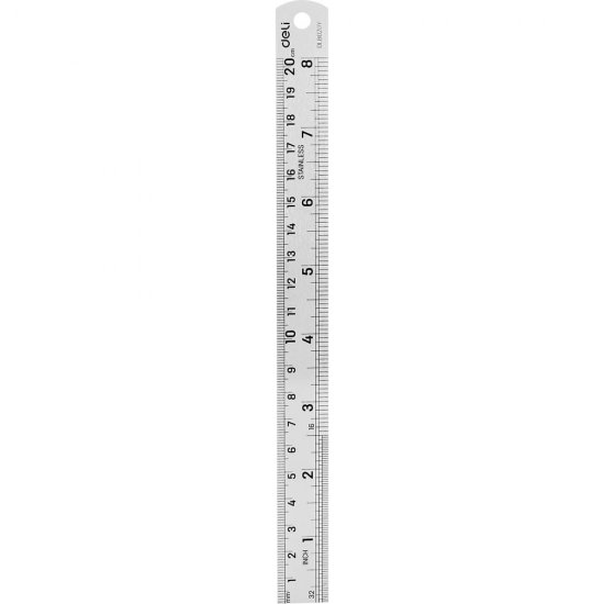 Стальная линейка DELI dl8020y