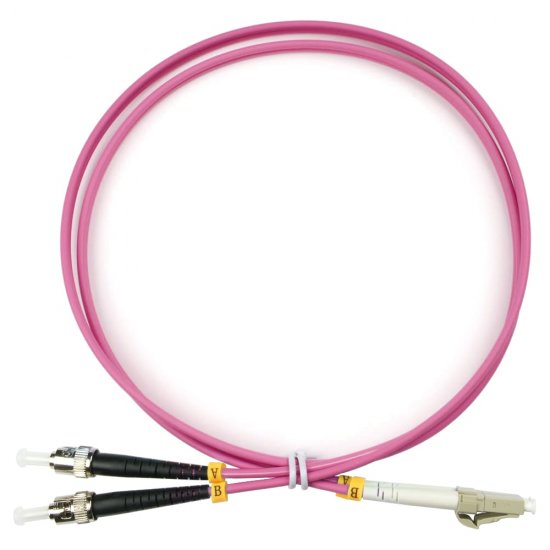 Оптический шнур Cabeus FOP-50-OM4-LC-ST-15m