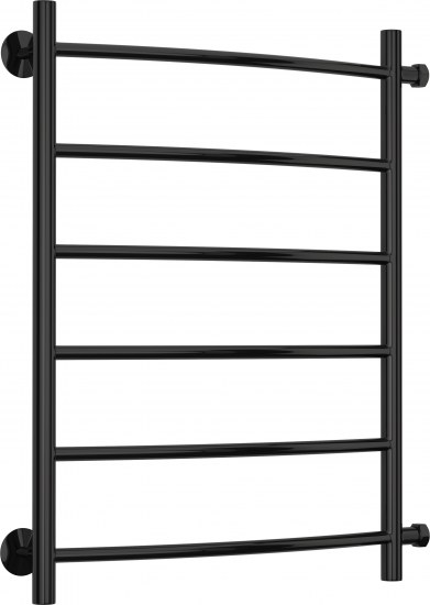 Полотенцесушитель водяной Сунержа ВПС-55ПБ 600x500 мм нержавеющая сталь 3/4 цвет черный