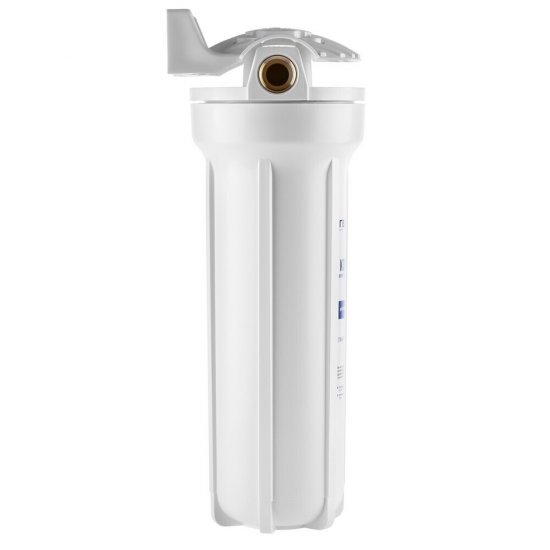 Корпус фильтра Гейзер для холодной воды пластик 10SL 1/2 ВР(г) х 1/2 ВР(г) белый