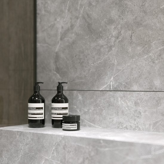 Керамогранит Cersanit Castello серый 898x448x8 мм (3 шт.=1,206 кв.м)