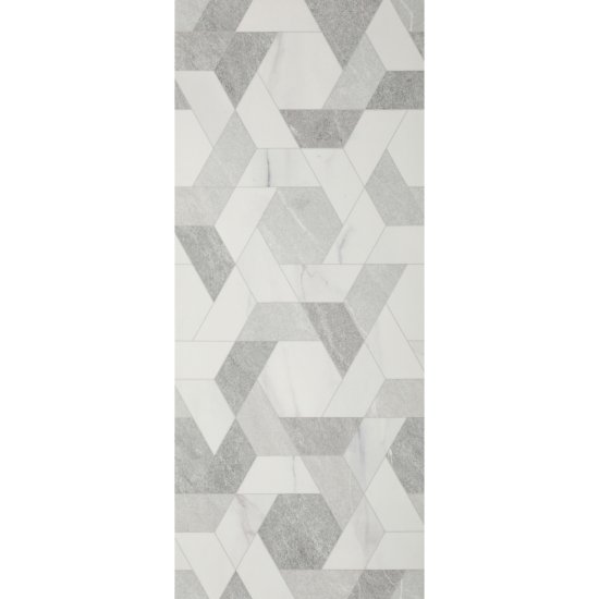 Плитка облицовочная Gracia Ceramica Katana серая геометрия 600x250x9 мм (8 шт.=1,2 кв.м)